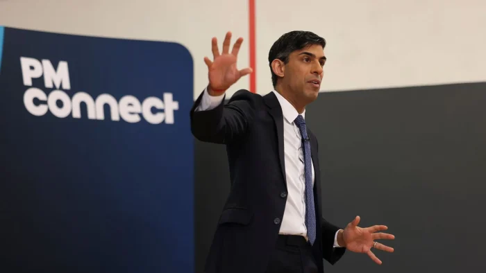 primo ministro britannico Rishi Sunak