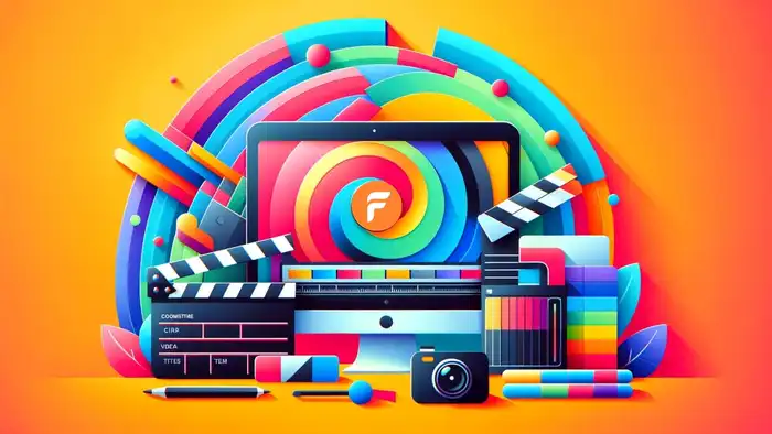 colori computer e logo di flexclimp