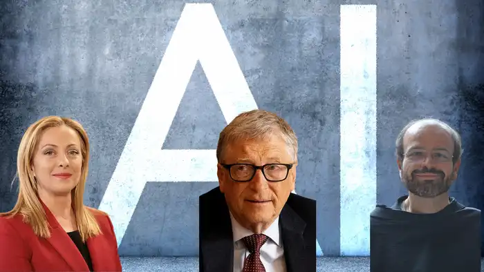 giorgia meloni bill gates e davide benanti