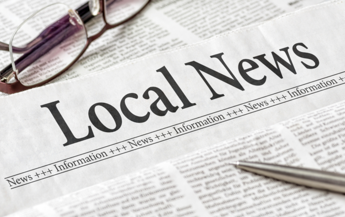 pagina giornale notizie locali